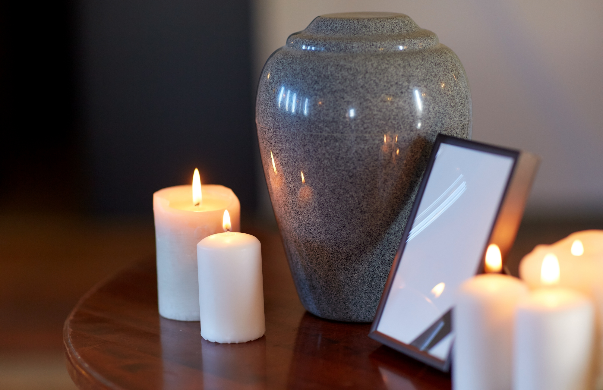 Urn and Candles