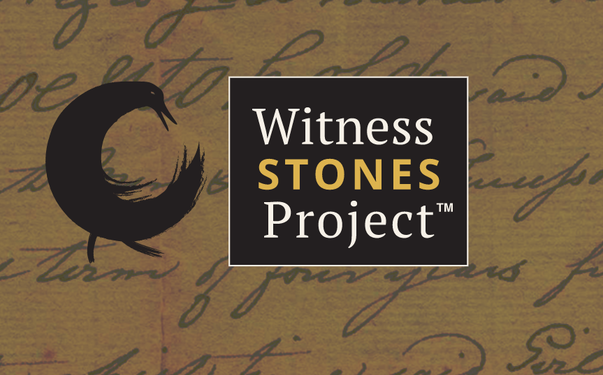 witness stones project logo