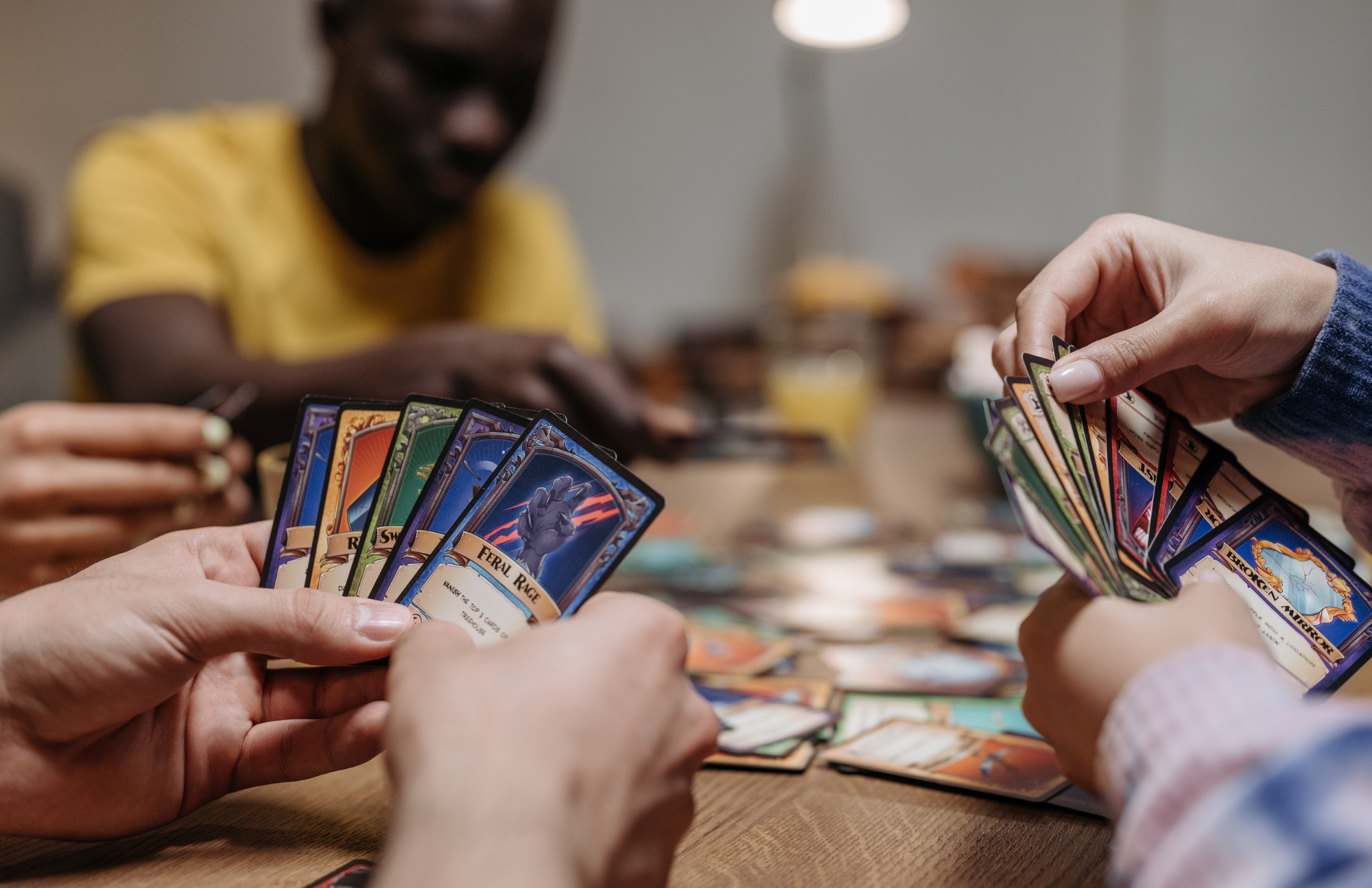 Group playing trading card game