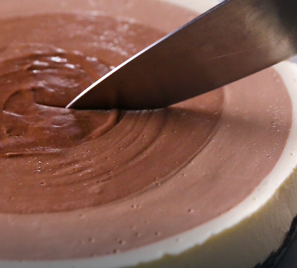 chocolate ripple cheesecake