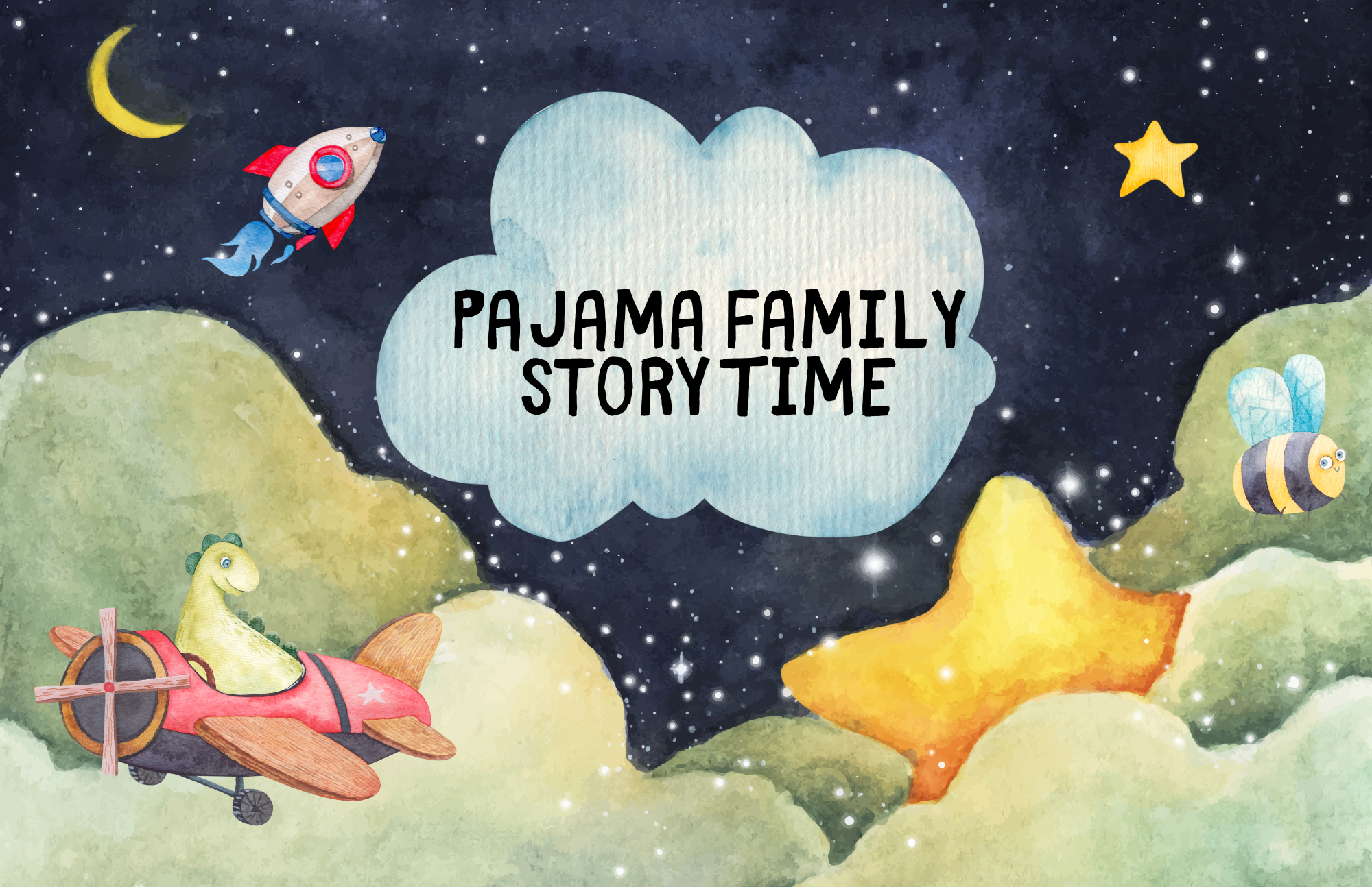 Pajama Story Time among the clouds