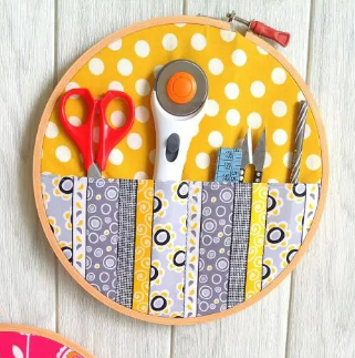 embroidery hoop tool organizer