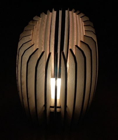 laser cut LED luminary