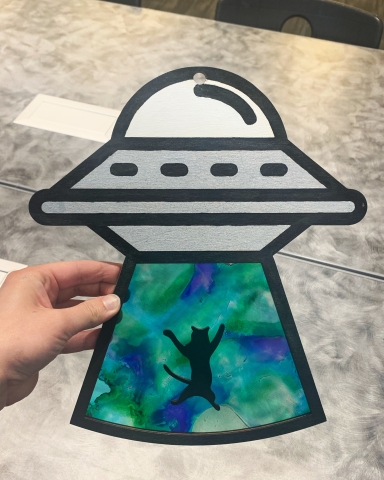 Laser Cut UFO