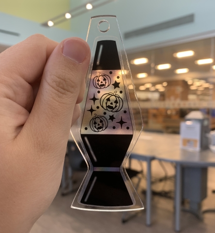 Lava Lamp Keychain