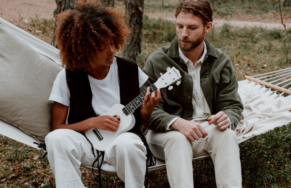 people playing ukulele