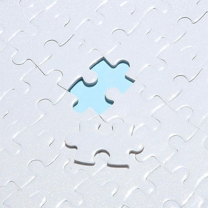 blank jigsaw puzzle