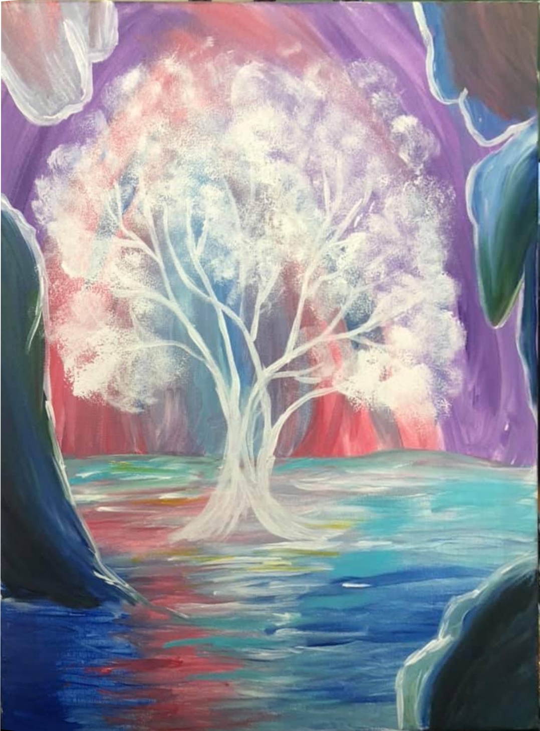 mystical forest painting